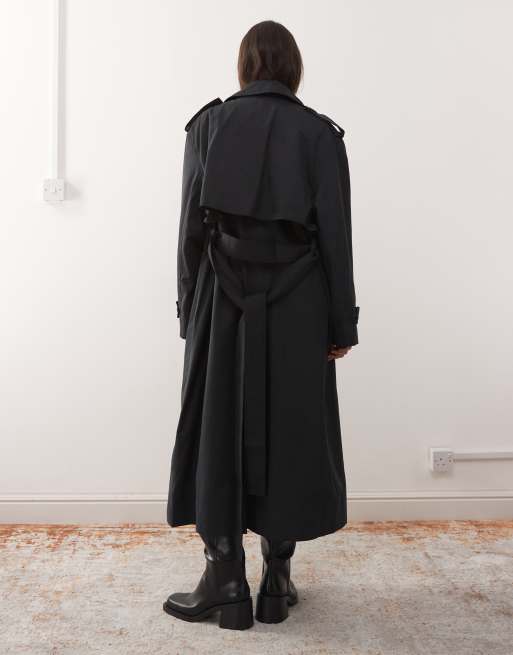 Weekday - Trench-coat oversize - Noir, 4 de 4