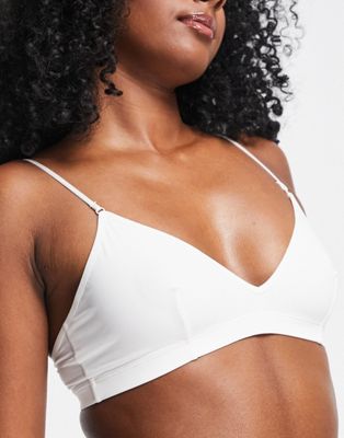 Weekday triangle bra in white