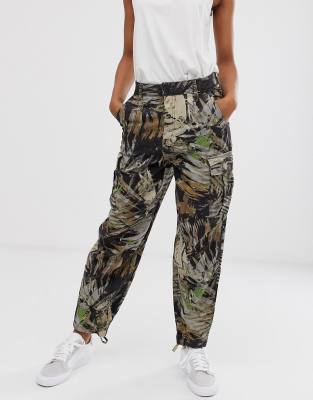 cargo pants army print