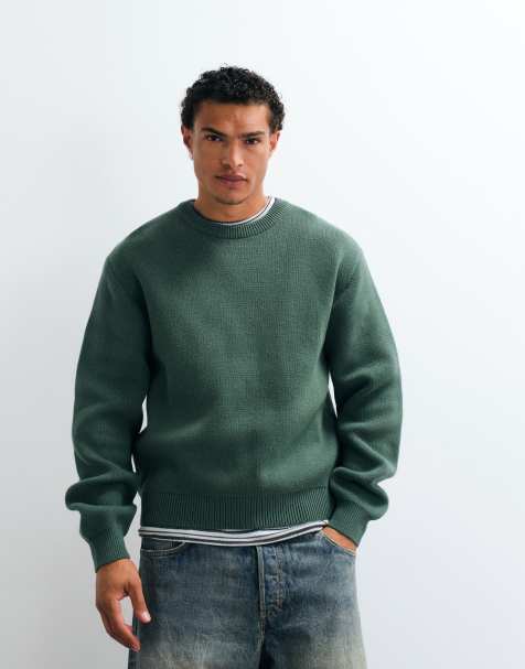 Weekday trui in donkergroen exclusief bij ASOS - view 1