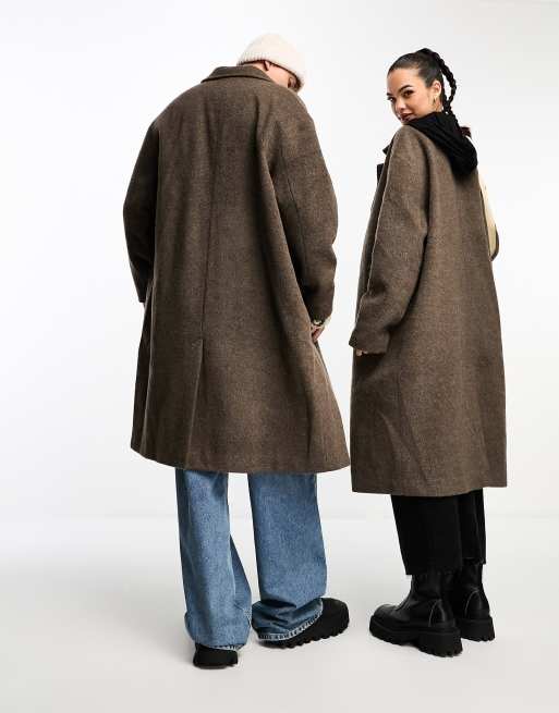 Wool cheap blend overcoat