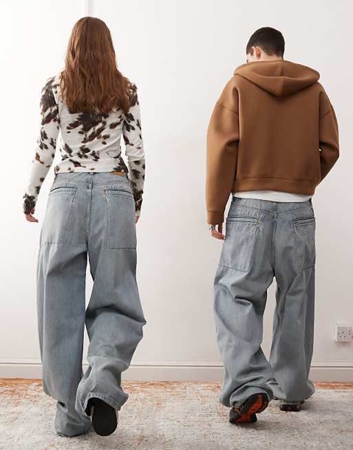 Weekday Unisex Astro low rise baggy jeans | ASOS Weekday Unisex Astro low rise baggy jeans | ASOS