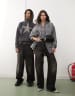 パンツ weekday astro loose baggy jeans black astro loose baggy leg jeans - Deep Night - Black | Weekday WW