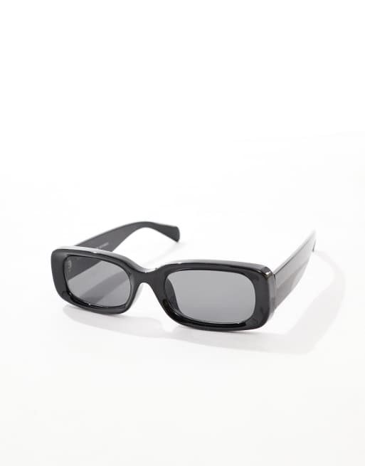 Weekday Unisex – Cruise – Czarne kwadratowe okulary przeciwsłoneczne, 2 z 4