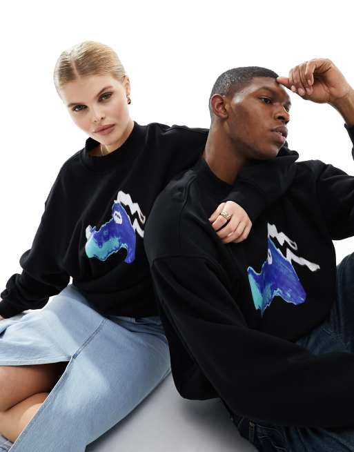 Black sweatshirt asos sales