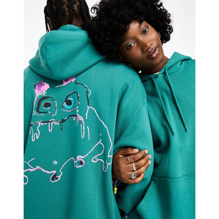 Unisex oversized graphic hoodie