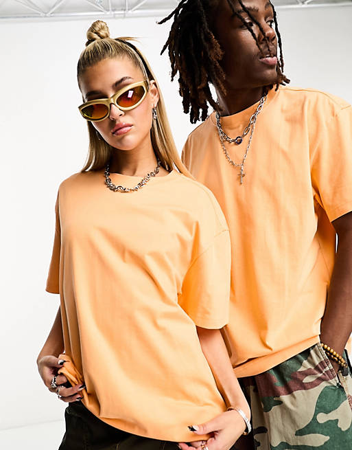shirt in orange exclusive to HkgolferShops | Weekday Unisex oversized t - Alpha  Industries Reflective Label Ανδρικό T-Shirt - HkgolferShops