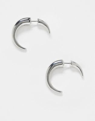 Weekday Unisex Spike earrings in silver