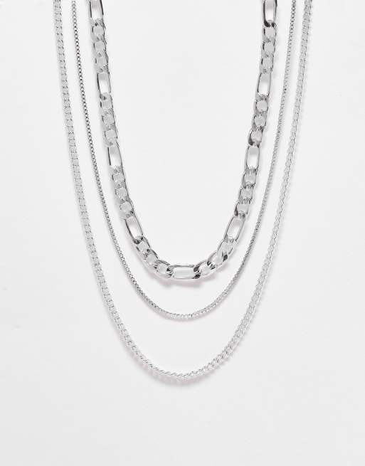 Weekday - Unity - Collier multi-rangs - Argenté