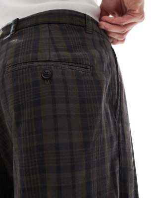 Weekday Uno Tailored Pants In Neutral