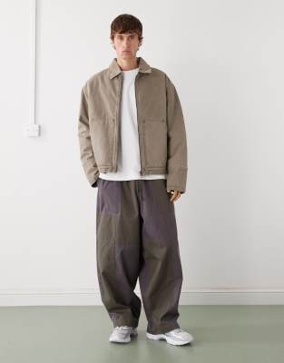 Weekday Utility Jacket In Brown