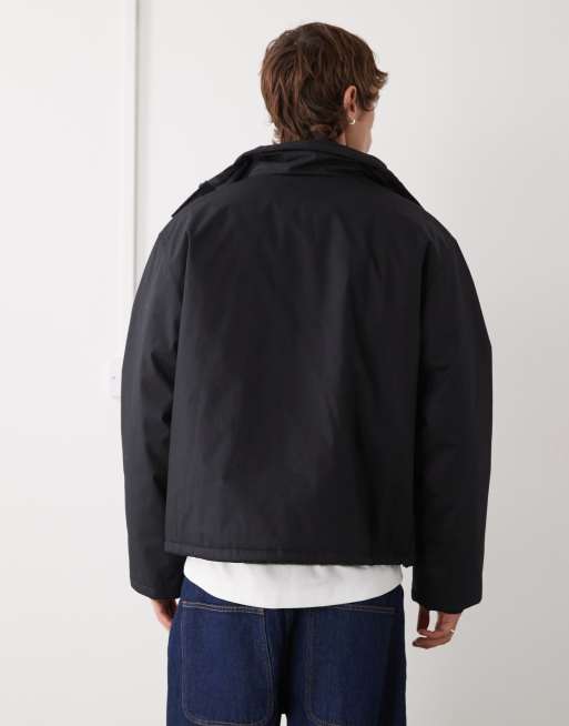 Weekday utility padded jacket in black, 3 of 5
