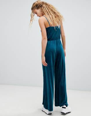 petrol blue jumpsuit