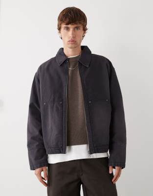 Weekday - Veste style utilitaire - Noir délavé