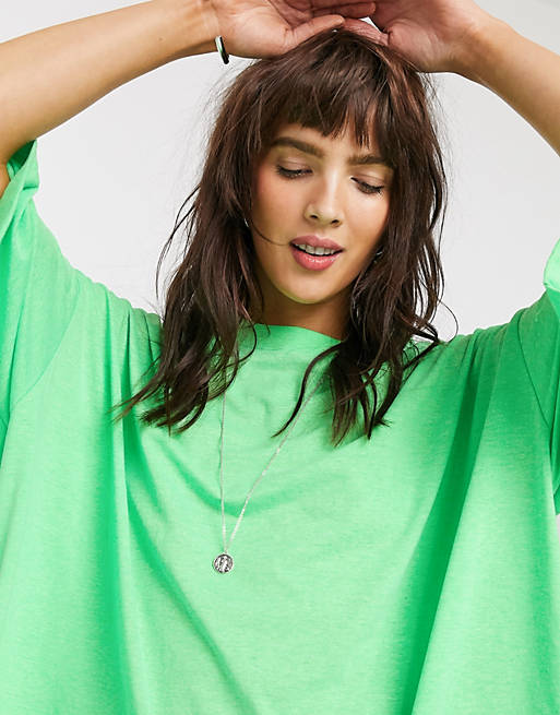 Noisy May T-shirt MODA DONNA Camicie & T-shirt Oversize Verde XS sconto 93% 