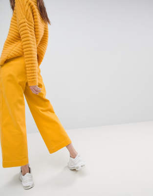 weekday yellow jeans