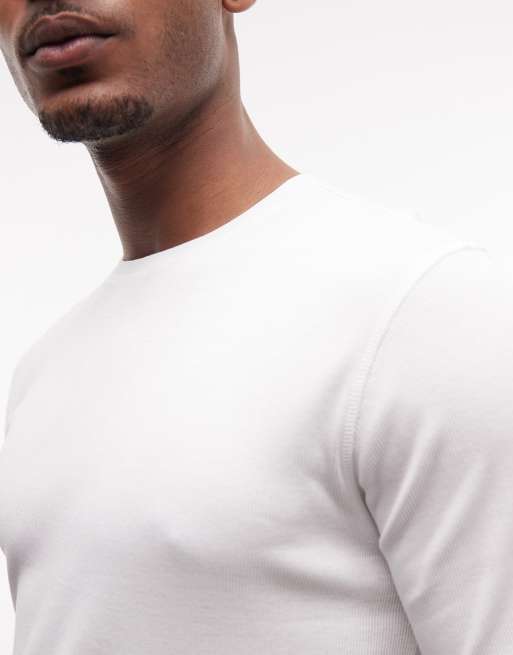 Weekday – Vit, smal t-shirt, 3 av 5