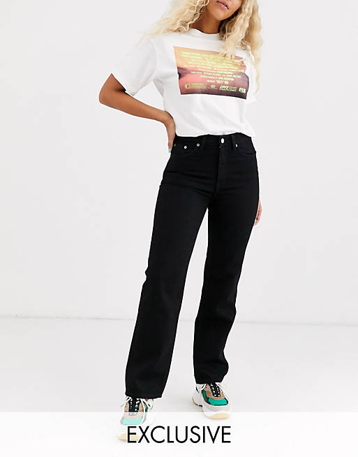 Weekday Voyage cotton straight jean in | ASOS