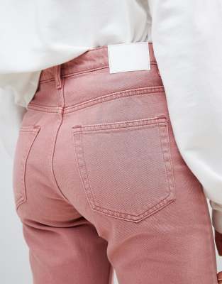 weekday pink jeans