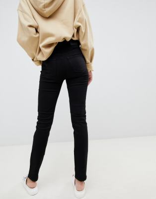 weekday way black jeans
