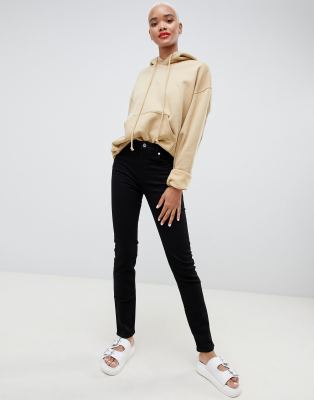 weekday way black jeans