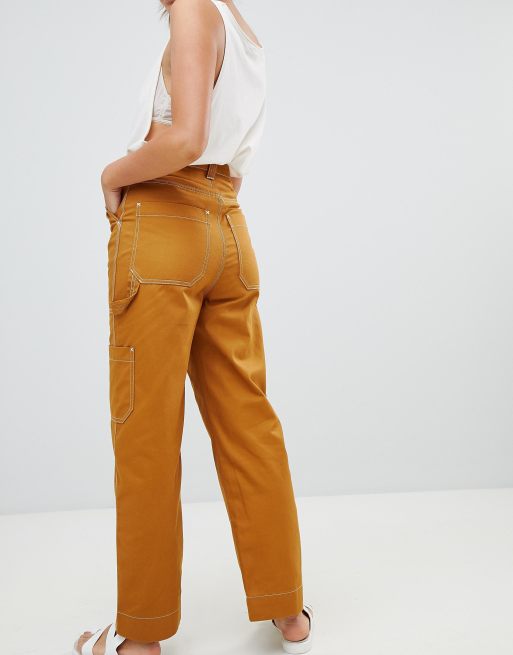 Weekday wide cargo pant with hammer loop detail | ASOS