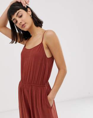 asos rust jumpsuit