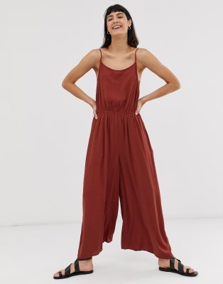 asos rust jumpsuit