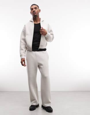 Weekday Wide Leg Sweatpants In Animal Print