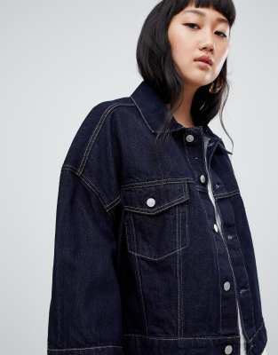 wide sleeve denim jacket