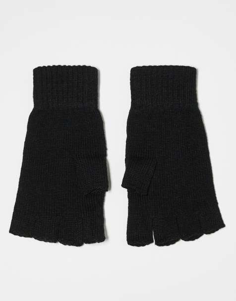 Weekday - Wood - Uniseks vingerloze handschoenen in zwart - view 1