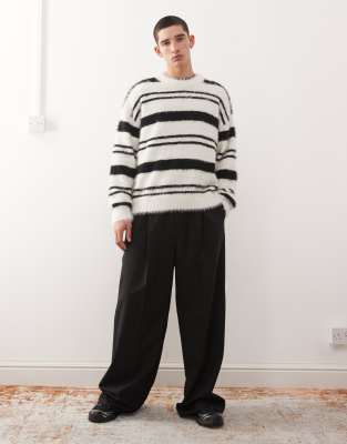 Weekday Wool Blend Oversized Sweater In Multi