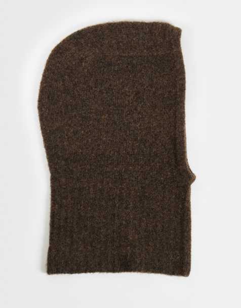 Weekday wool blend scarf hood in mole melange - view 1