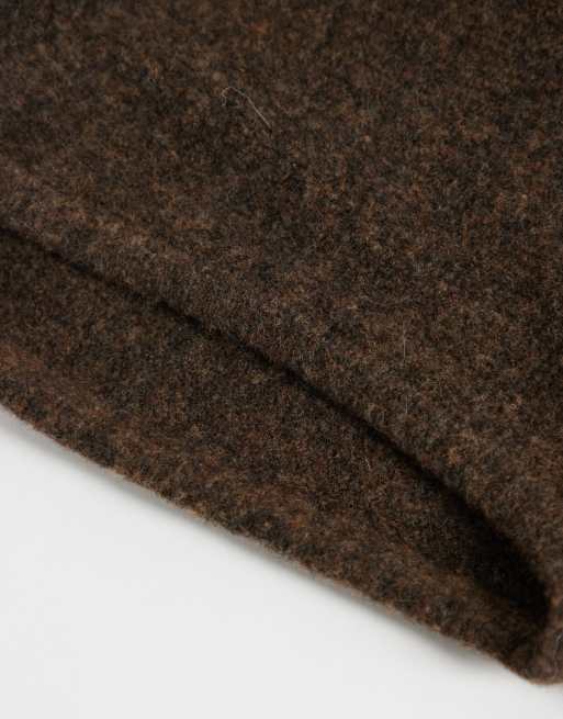 Weekday wool blend scarf hood in mole melange, 3 of 3