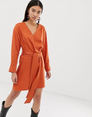 dark orange dress