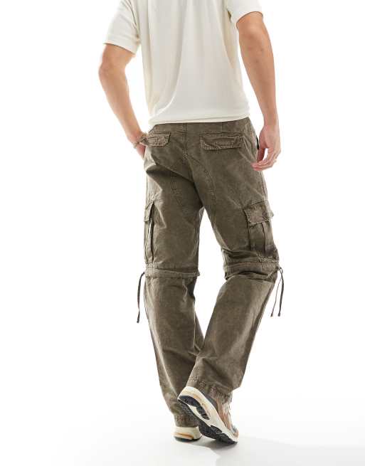 Convertible cargo trousers clearance