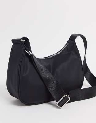 Erfaren person trend bestå Weekday Zari shoulder bag in black - BLACK | ASOS