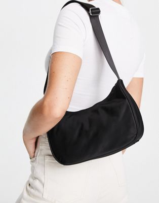 Weekday Zari shoulder bag in black