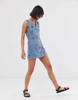 weekday denim dress