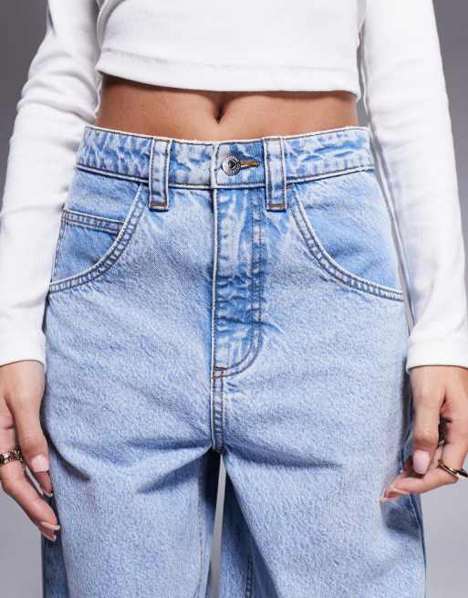 Light wash denim weekender pants ::: /XL