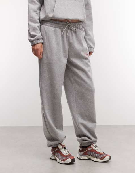 Weekend Collective baggy sweat set with graphic in grey - view 1
