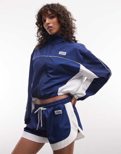 Weekend Collective co-ord track coord blue and white, 3 of 3
