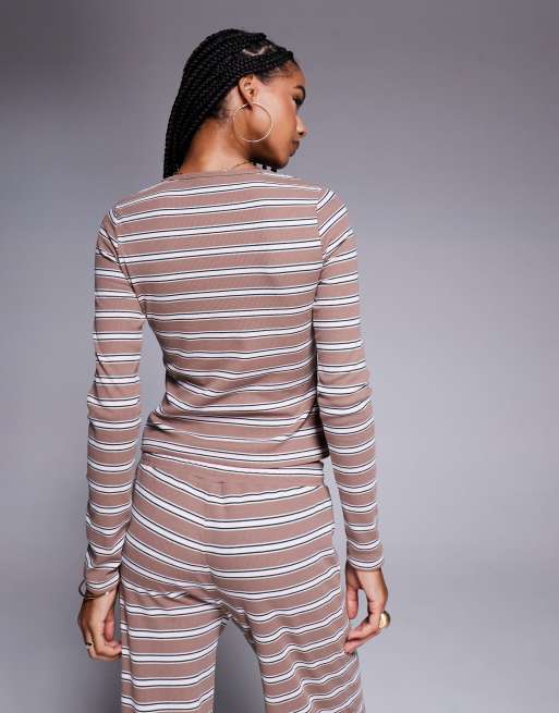 Weekend Collective co-ord stripe cardigan, 3 of 4