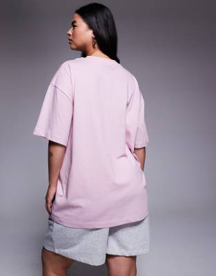 Asos Weekend Collective Weekend Collective Curve T-shirt With Circle Graphic