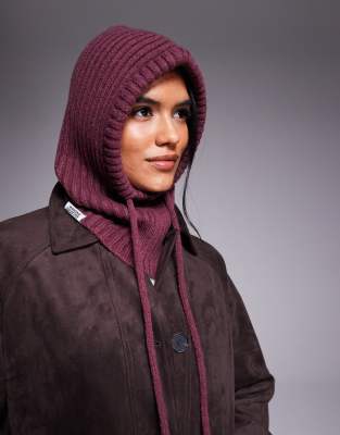 Asos Weekend Collective Weekend Collective Hood In Purple