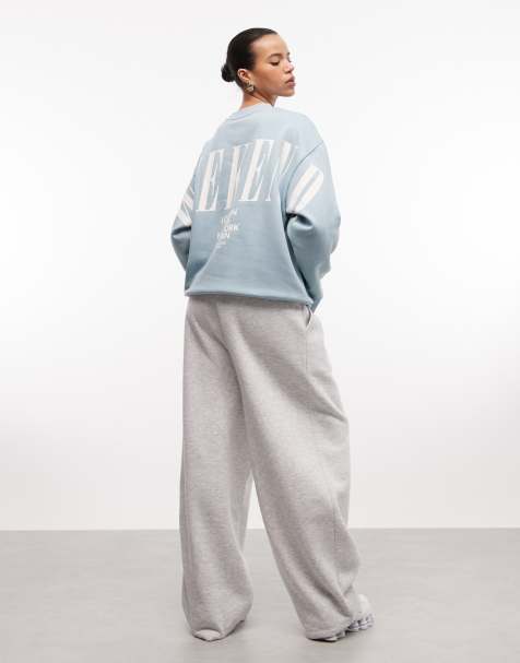 Weekend Collective – Icon – Bluza z logo w kolorze zgaszonego błękitu - view 1