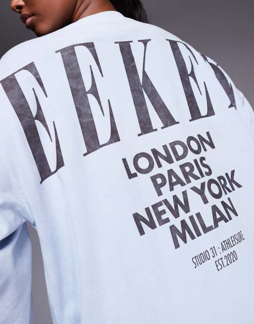 Weekend Collective Icon long sleeve t-shirt with stacked back logo