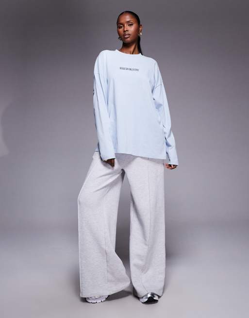 Weekend Collective Icon long sleeve t-shirt with stacked back logo