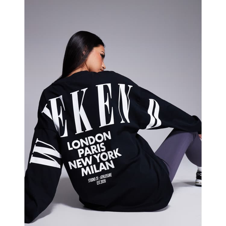 【AMERICANA】 WEEKEND LONG SLEEVE TEE American_Original_Long_Sleeve_