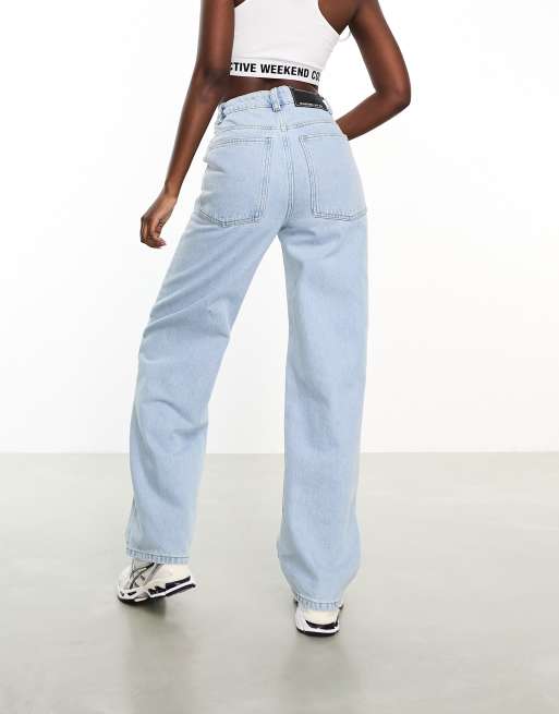 Weekend Collective - Jeans ampi blu lavaggio chiaro vintage, 3 di 5